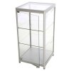 Showcase Counter Solo, silver, with LED spots #1