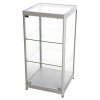 Showcase Counter Solo, silver, with LED spots #8