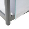 Showcase Counter Solo, silver, with LED spots #2