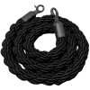 Black rope with black hooks for Crowd Barrier stands #4