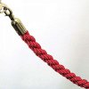 Crowd Control System, 2 poles with red rope. Gold System #5