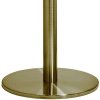 Crowd Control System, 2 poles with red rope. Gold System #8