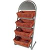 Shop Display with 4 square baskets #1