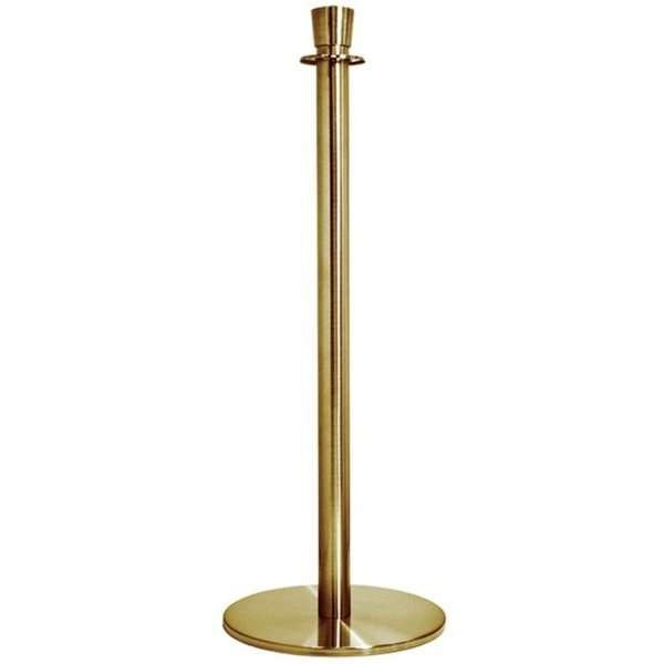 Que control stand with top for rope - Gold #1