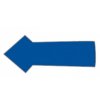 Magnet arrow 1x2 cm (30 pcs per sheet) - Blue #1