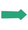 Magnet arrow 1x2 cm (30 pieces per sheet) - Green #1