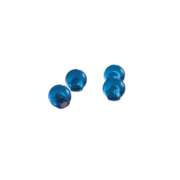 Magnet round Ø14mm 4 pcs per pack - Blue #1