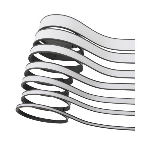 Magnetic tape C-profile with labels and protective foil 1 meter - 25.0 mm #1