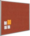 Bulletin boards with Camira fabric - 60x90cm, Orange-red #1