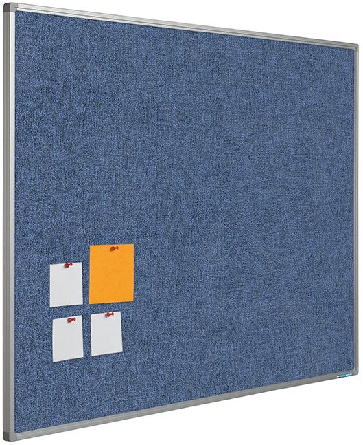Bulletin boards with Camira fabric - 90X120cm, Blue-purple