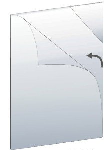 Magnetic pocket with triangle closure, suitable for lean boards - Size A6