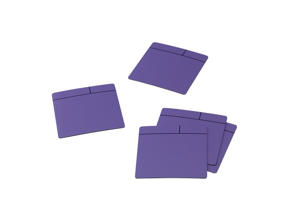 Magnetic task cards - Purple - pack of 5 pcs. #1