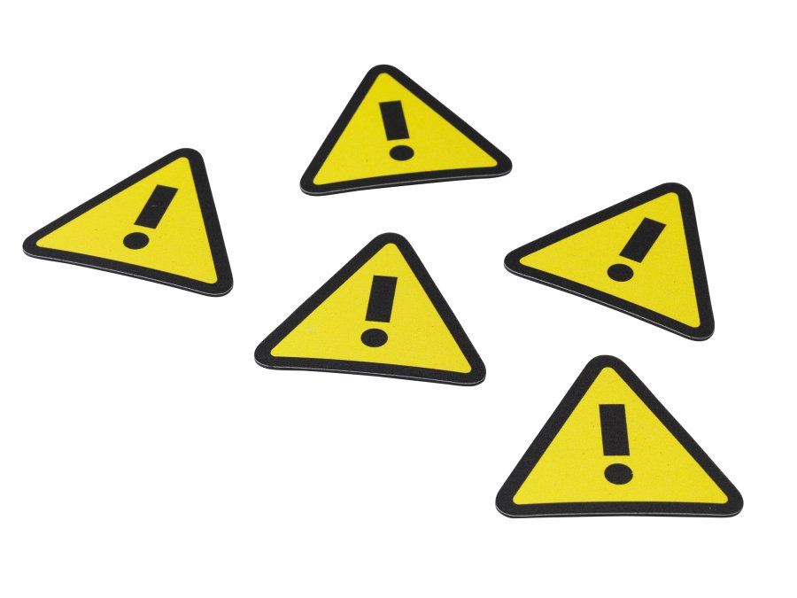Magnetic attention cards - 5 pcs. in package. - ø 35 mm. #1