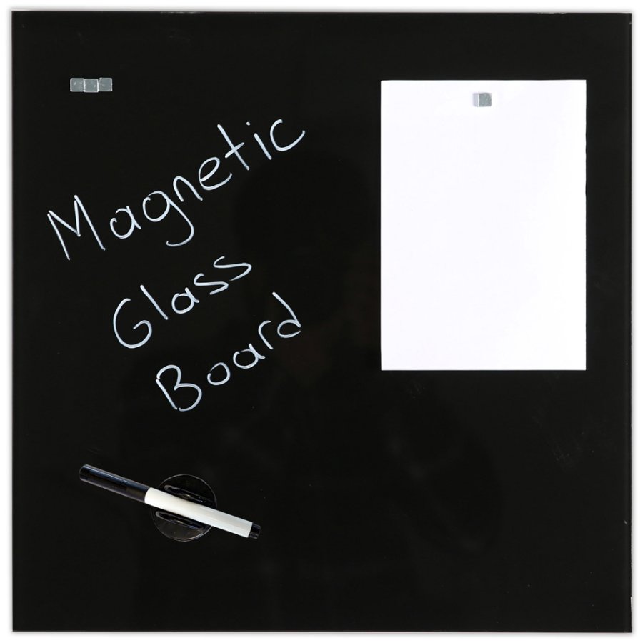 Glass Board Magnetic, 40 x 60 cm, sort #1