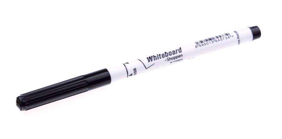 Marker with thin tip, 1 mm, black