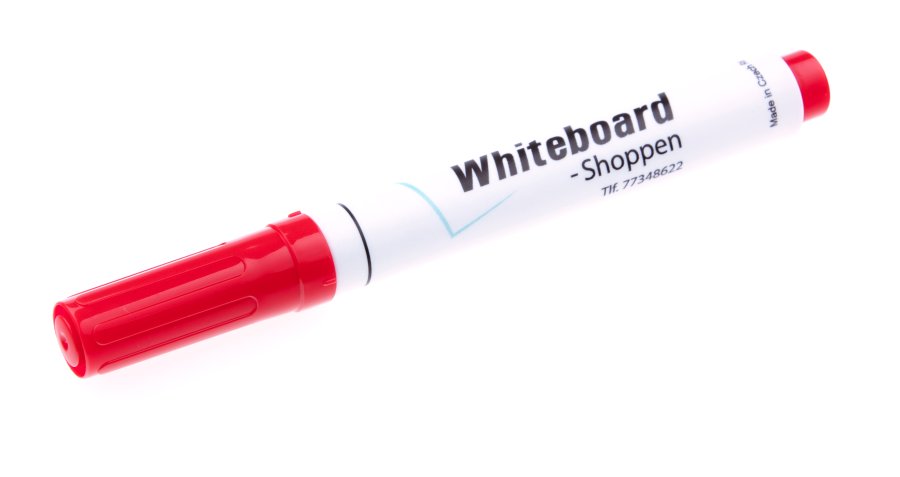 Marker with round tip, 1-3mm, red