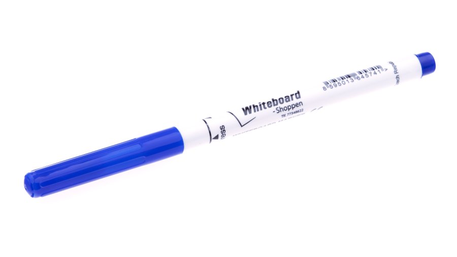 Marker with thin tip, 1 mm, blue