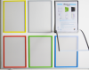Magnetic frames with double side A4 - Black #2