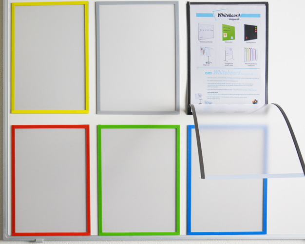 Magnetic frames with double side A4 - Black | Danish Sign Export