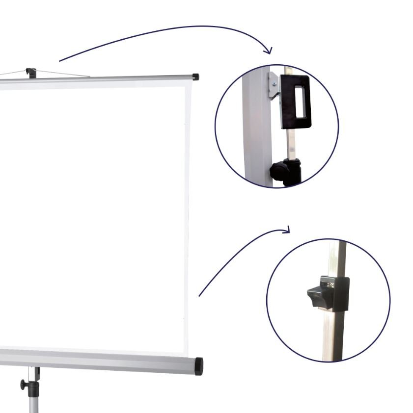 Mobile projector screen