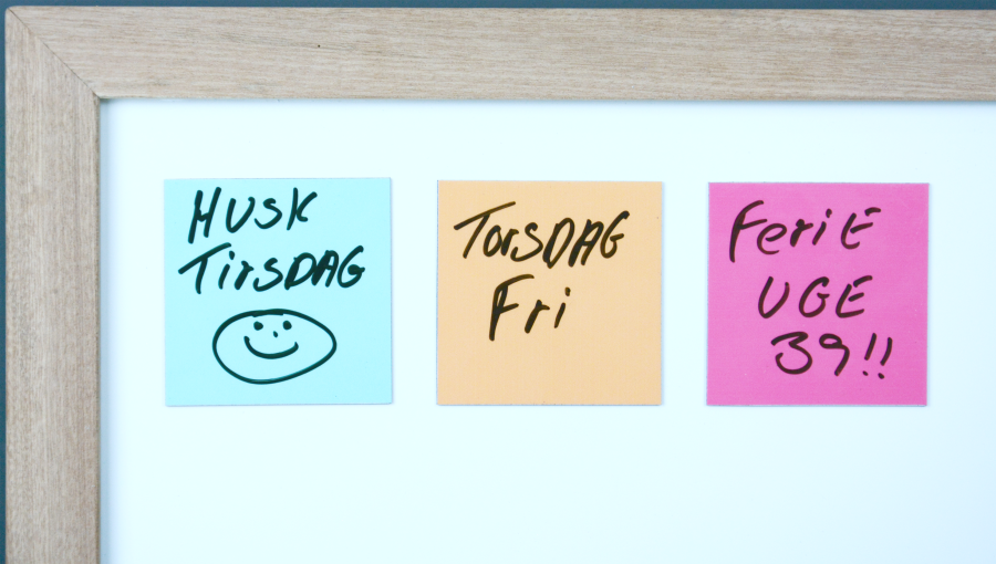 Magnetic post-it, light yellow #2