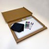 Whiteboard lacquered, 45 x 30 cm, incl. microfiber cloth and 6 markers #3