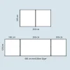 Whiteboard with 2 doors (5 sides), lockable - 120x150 cm (120x300 cm) - without locking mechanism #3