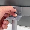 BASIC Infostand A3 - 92mm high - A3 Click frame profile 25mm, silver #8