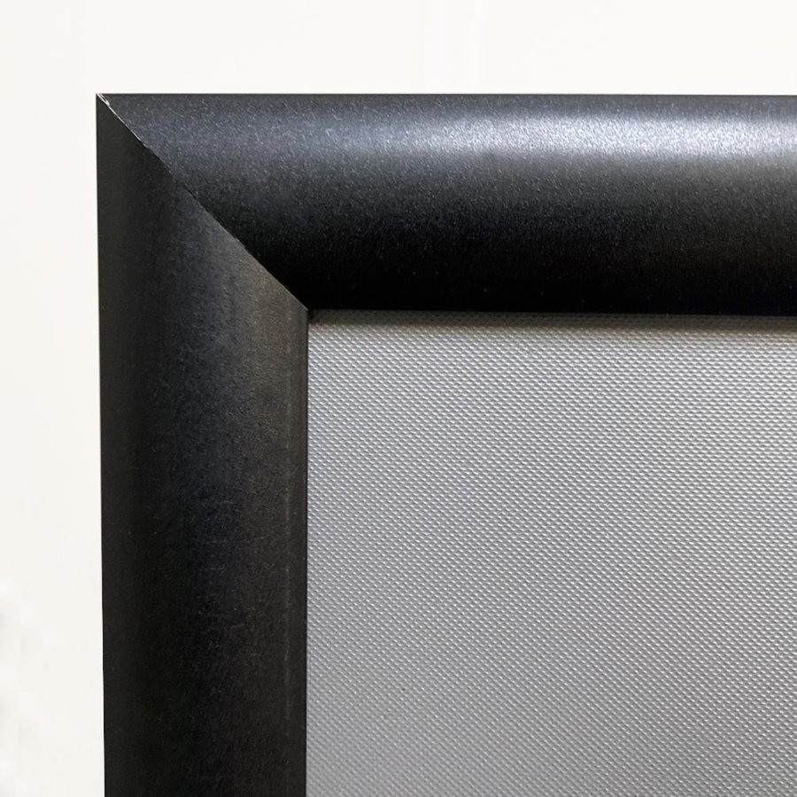 BASIC Infostand A4 - 92mm high - A3 Click frame profile 25mm, black #3