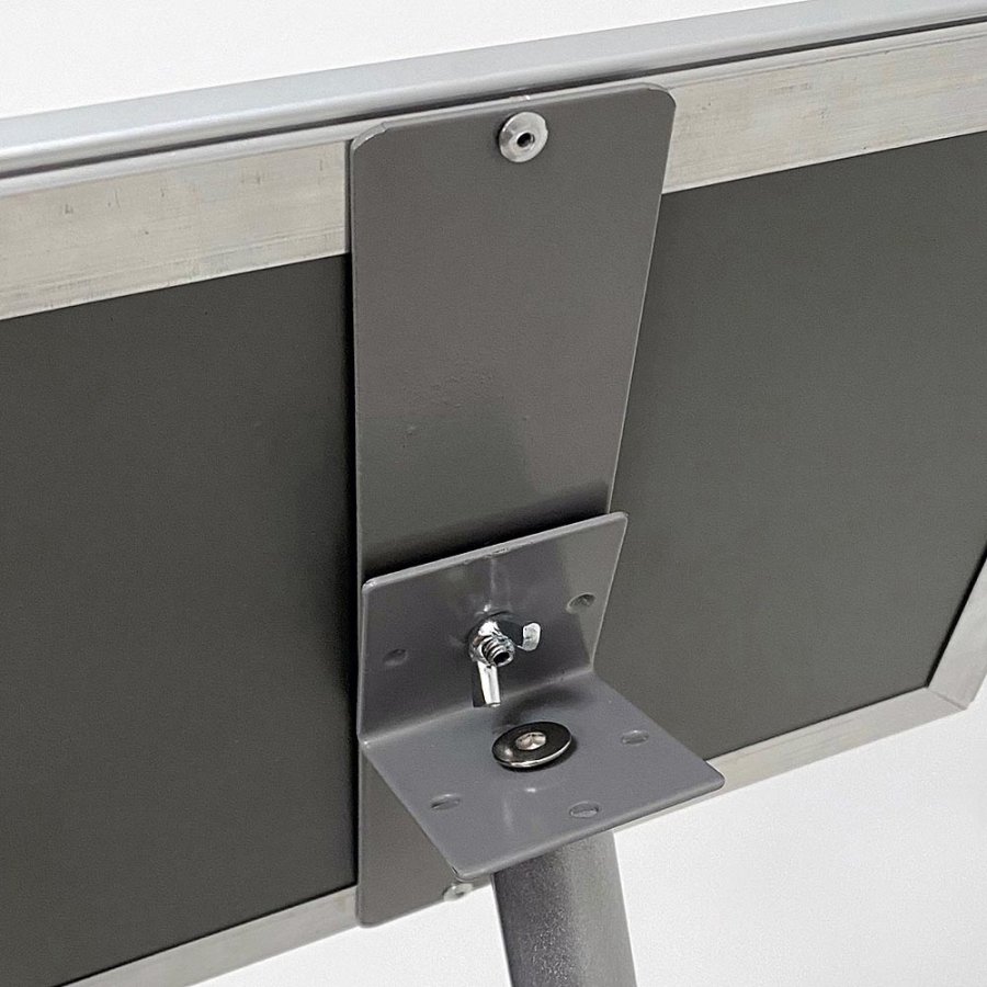 BASIC Infostand A3 - 92mm high - A3 Click frame profile 25mm, silver #10