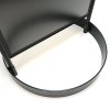 Gothic Circle Street sign with logo plate, black - A1 #5