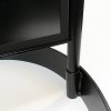 Gothic Circle Street sign with logo plate, black - A1 #4