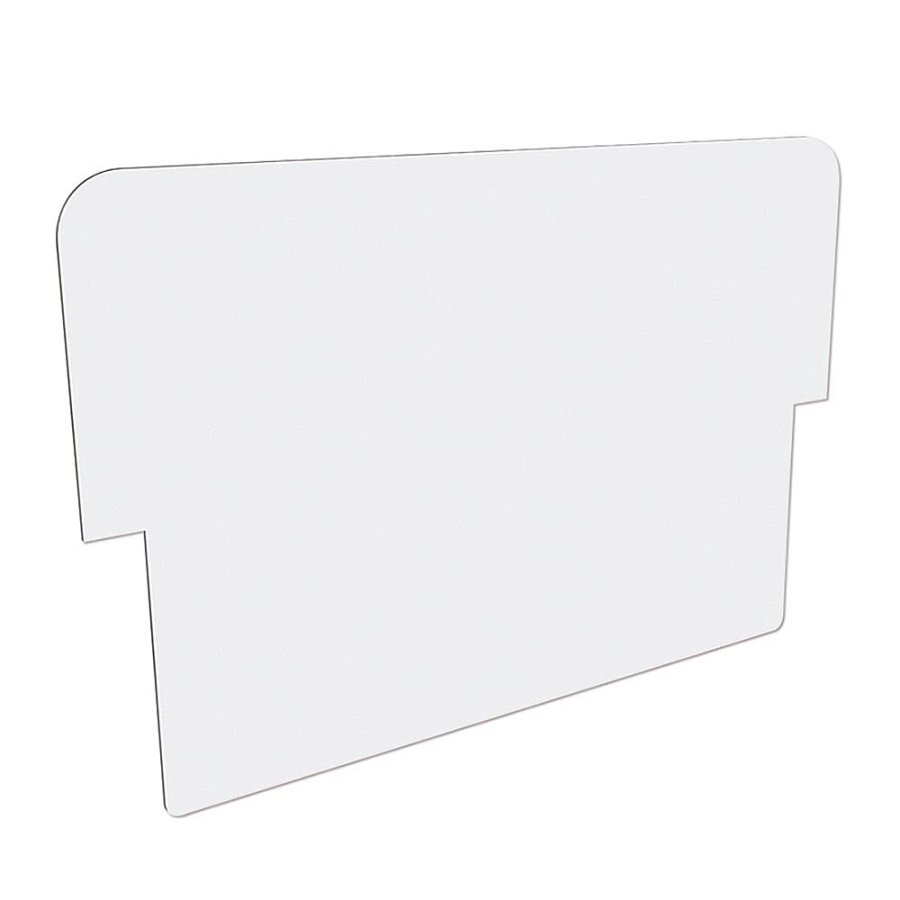 Logo plate for AluLine A2 white #1