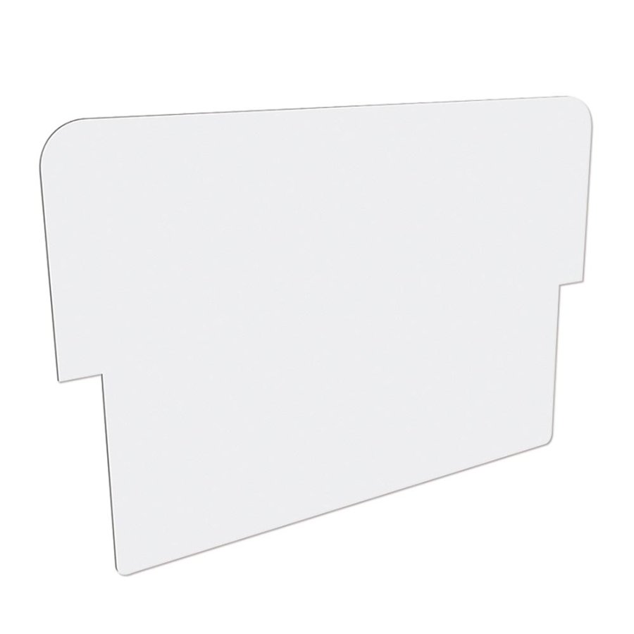 Logo plate for AluLine A1 white #1
