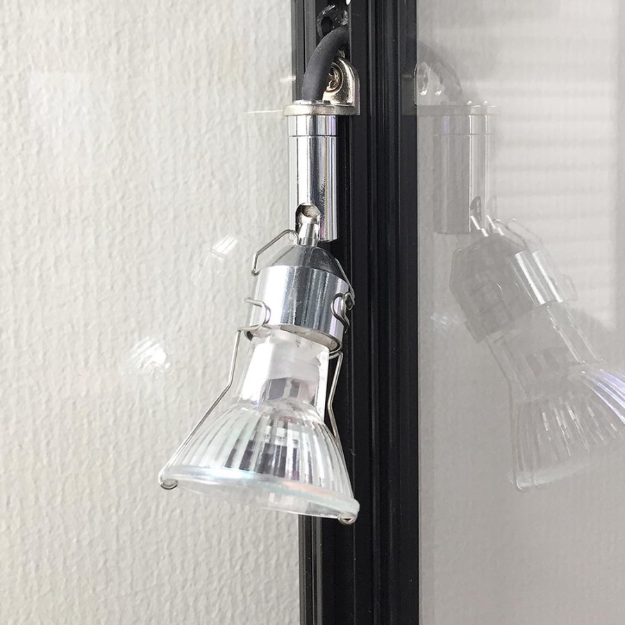Halogen/LED Spot fitting for showcase #1