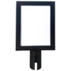 Sign holder for Crowd Barrier Belt system, Black, A4 #4
