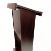 Podium in Black Wood with Wheels - Flexible and Elegant Wood Podium #3