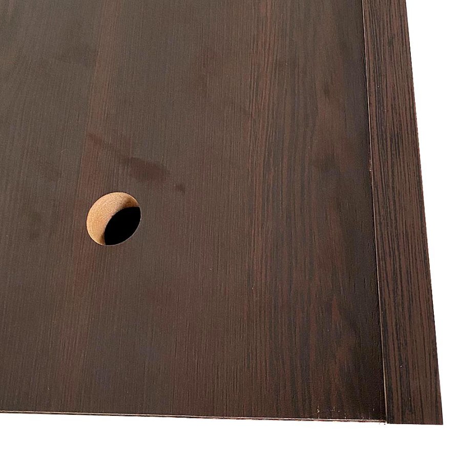 Elegant Black Wood Podium with A3 Silver Frame - Wood Podium from Fast-Fix #5