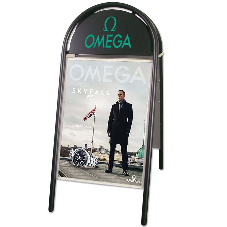 Expo Gotik Pavement Board, black, 50 x 70 cm #1