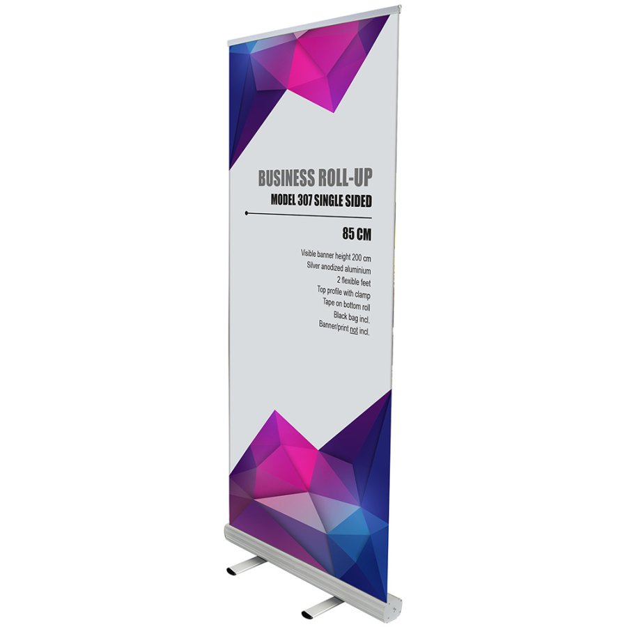 Business Roll-up, single sided, 85 cm, alu #1