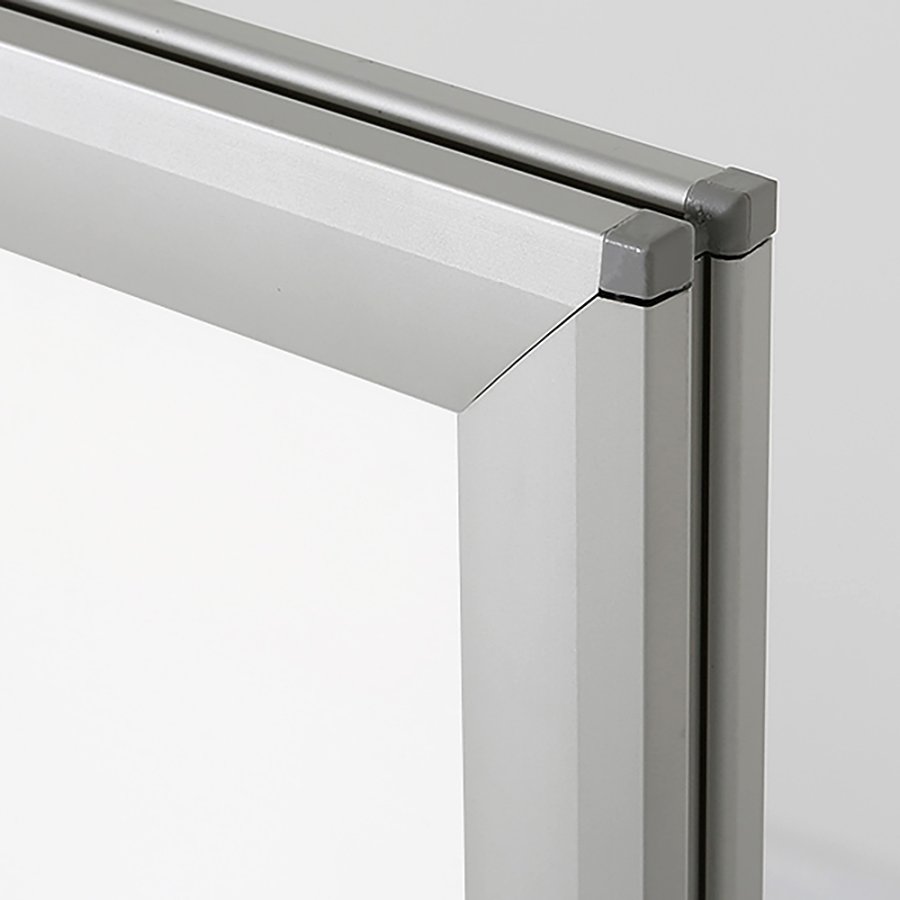 Plastic corner for Wind-Sign/Line Budget, grey #1