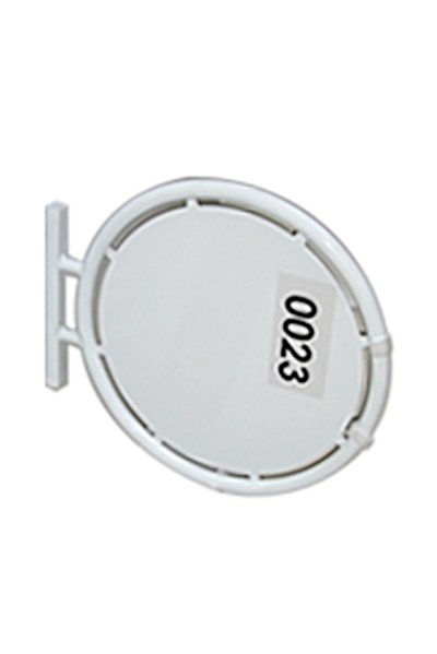 OUTDOOR SIGN circle Ø70cm, double-sided - white #1