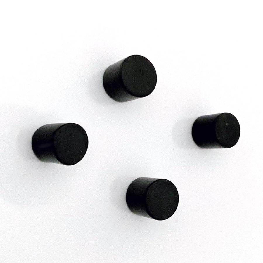 Super strong black steel magnets, 4 pcs. #1