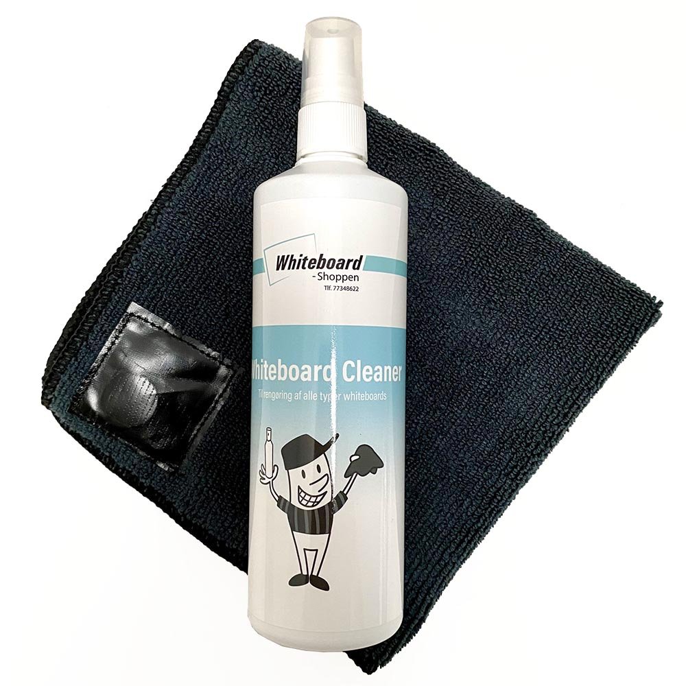 Small Whiteboard Cleaner Set with Microfiber Cloth and Cleaning Spray ...