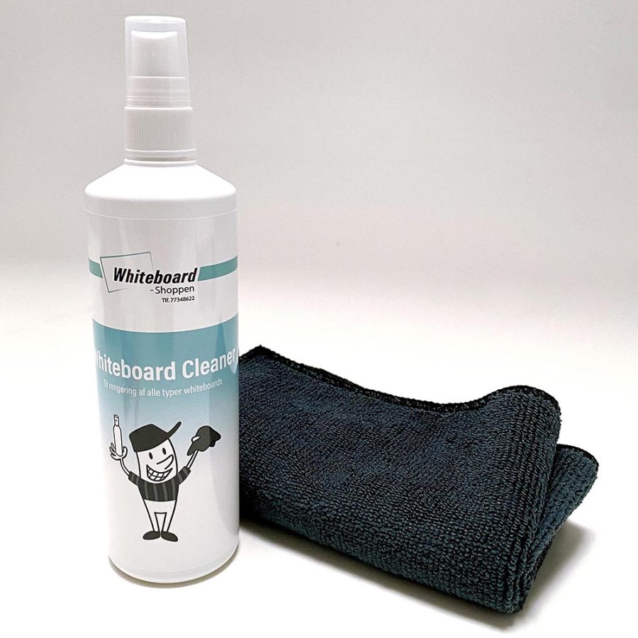 Small Whiteboard Cleaner Set with Microfiber Cloth and Cleaning Spray #1