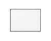 Sleek Black Whiteboard in Ceramic Material with Aluminum Frame - 45x60 cm #1