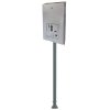 Eco Dispenser, silver with print, for dog bags and 145 cm pole #1