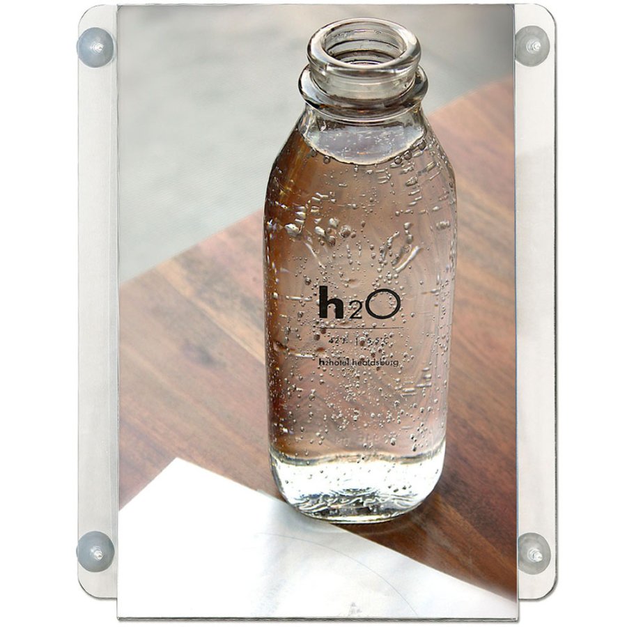 Window Frame with suction cup, vertical acrylic A3