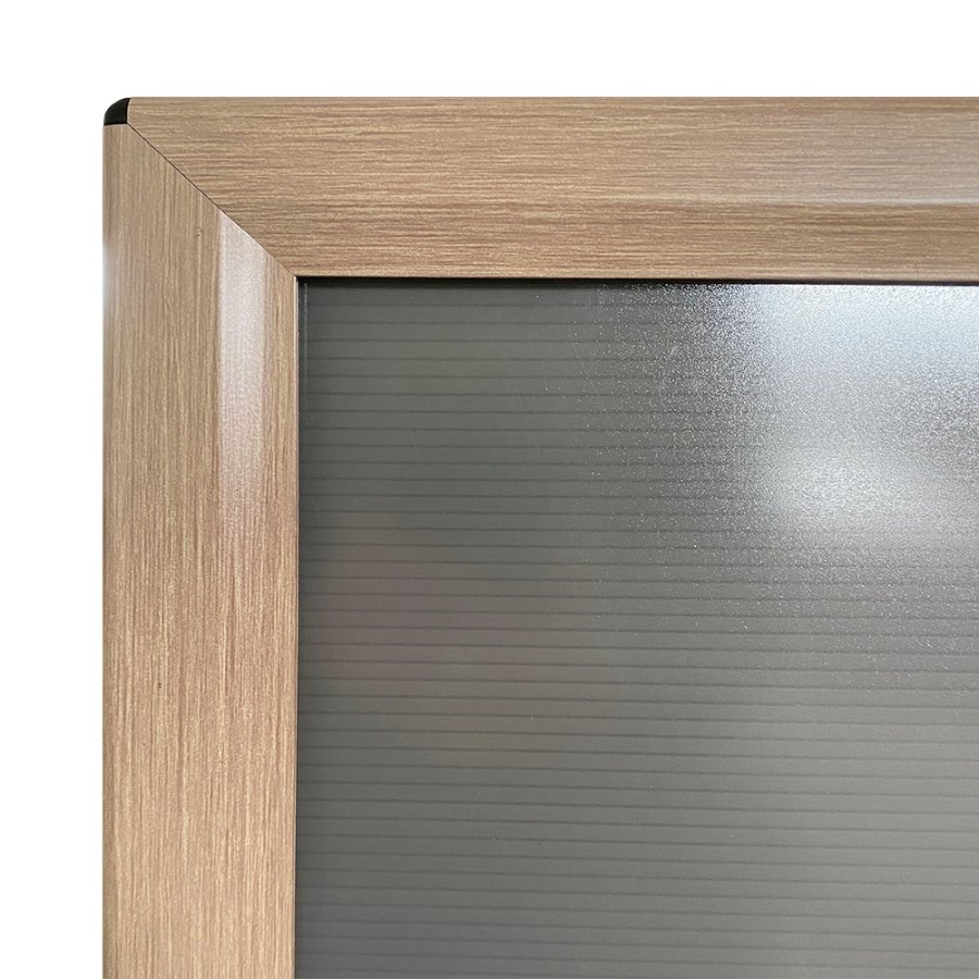 Wind-Pro Water Base Pavement Sign in Grey/Light Wood - A1 Size