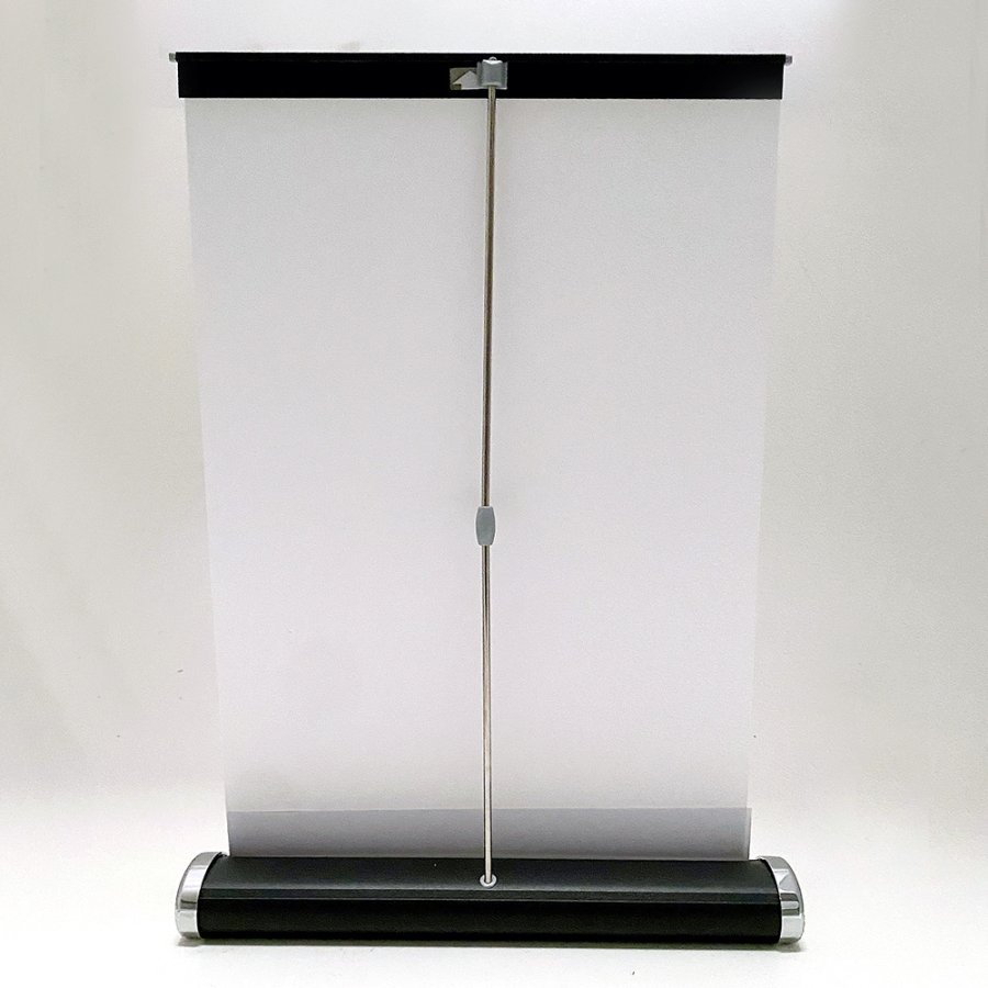 Mini Roll-up in Black A3 Aluminum - Perfect for Exhibitions and Presentations